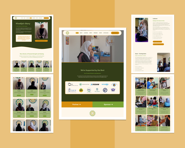 Non-profit Squarespace Website Design.