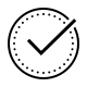 Tick icon symbolizing the results of expert Squarespace help services.